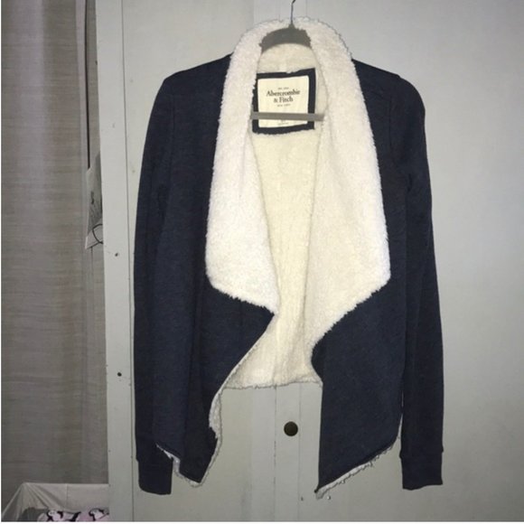 Abercrombie & Fitch Sherpa Cardigan - Picture 4 of 6